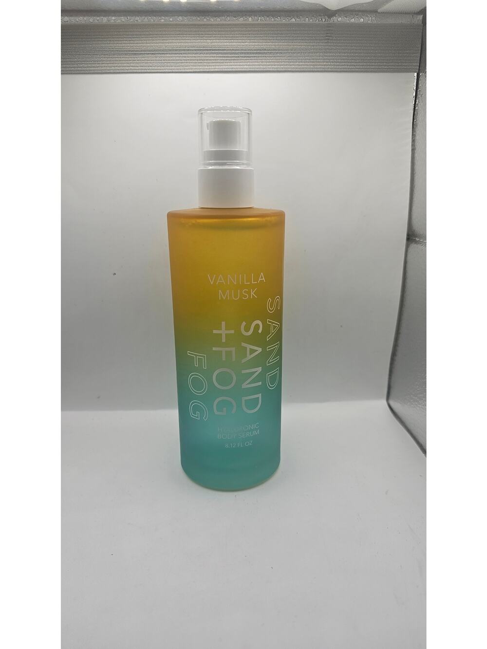 Sand + Fog Vanilla Musk Hyaluronic Body Serum, 8.12 fl oz, Glass Bottle